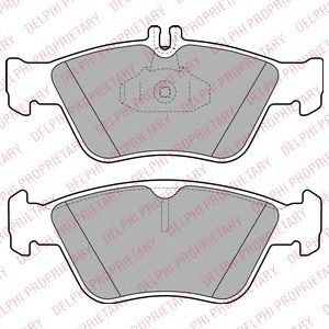 Тормозные колодки DELPHI LP1588