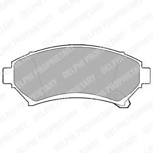 Тормозные колодки DELPHI LP1609