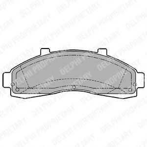 Тормозные колодки DELPHI LP1625
