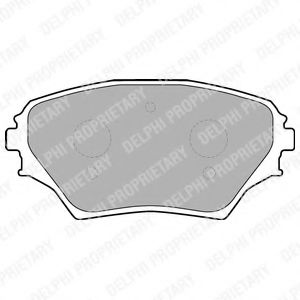 Тормозные колодки DELPHI LP1632