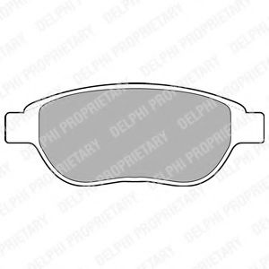 Тормозные колодки DELPHI LP1653