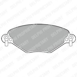 Тормозные колодки DELPHI LP1654