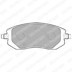 Тормозные колодки DELPHI LP1718