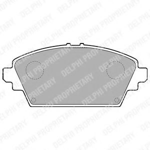 Тормозные колодки DELPHI LP1732