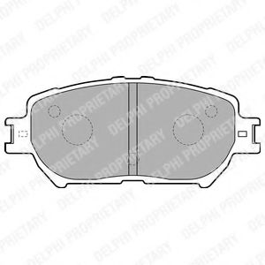 Тормозные колодки DELPHI LP1738