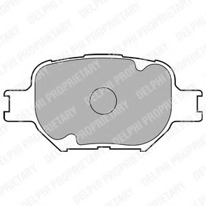 Тормозные колодки DELPHI LP1804
