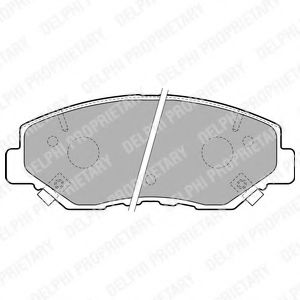 Тормозные колодки DELPHI LP1806