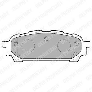 Тормозные колодки DELPHI LP1822