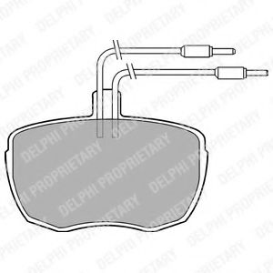Тормозные колодки DELPHI LP213