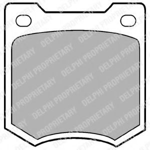 Тормозные колодки DELPHI LP23