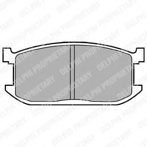 Тормозные колодки DELPHI LP234