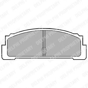 Тормозные колодки DELPHI LP29