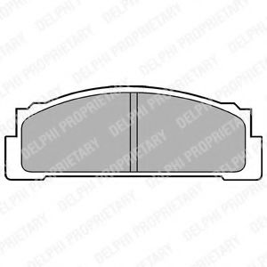 Тормозные колодки DELPHI LP30