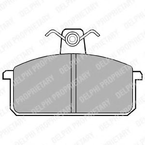 Тормозные колодки DELPHI LP305