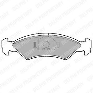 Тормозные колодки DELPHI LP351