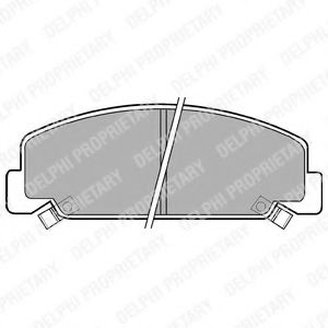 Тормозные колодки DELPHI LP403