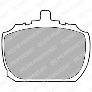 Тормозные колодки DELPHI LP45