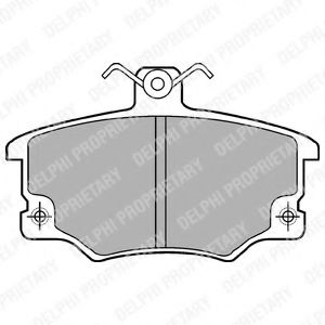 Тормозные колодки DELPHI LP459