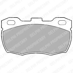 Тормозные колодки DELPHI LP506