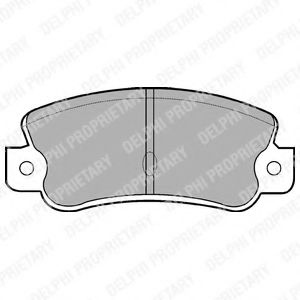 Тормозные колодки DELPHI LP523