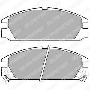 Тормозные колодки DELPHI LP525