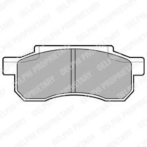 Тормозные колодки DELPHI LP526