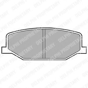 Тормозные колодки DELPHI LP527