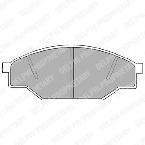 Тормозные колодки DELPHI LP538