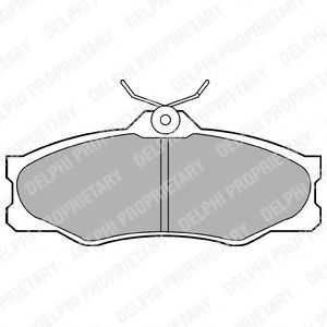 Тормозные колодки DELPHI LP548