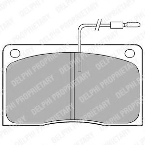 Тормозные колодки DELPHI LP568