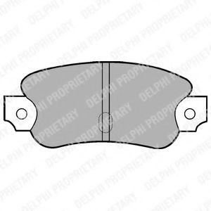 Тормозные колодки delphi LP57