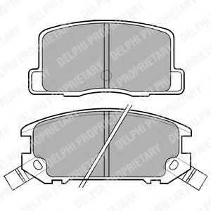 Тормозные колодки DELPHI LP574