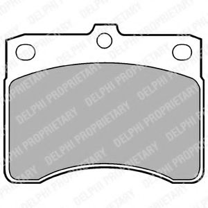 Тормозные колодки DELPHI LP578