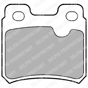 Тормозные колодки DELPHI LP586