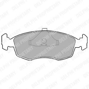 Тормозные колодки DELPHI LP587