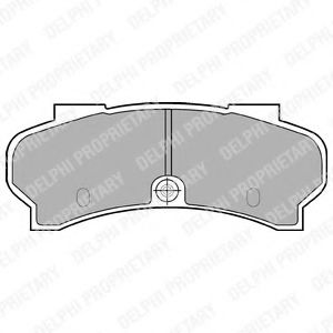 Тормозные колодки DELPHI LP589