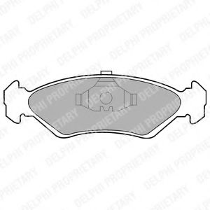 Тормозные колодки DELPHI LP591