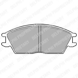 Тормозные колодки DELPHI LP593