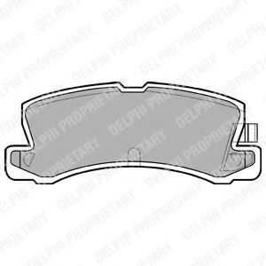 Тормозные колодки DELPHI LP611
