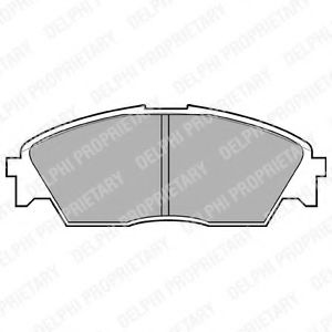 Тормозные колодки DELPHI LP628