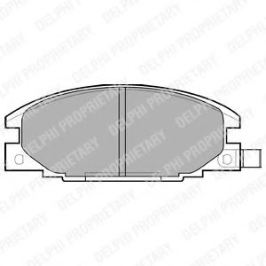 Тормозные колодки DELPHI LP629