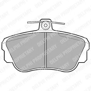 Тормозные колодки DELPHI LP639