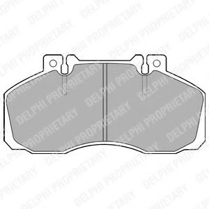 Тормозные колодки DELPHI LP662
