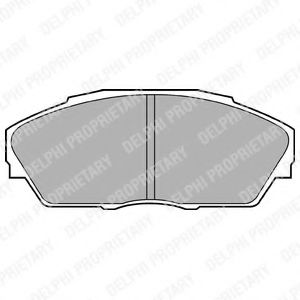 Тормозные колодки DELPHI LP665