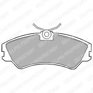 Тормозные колодки DELPHI LP668