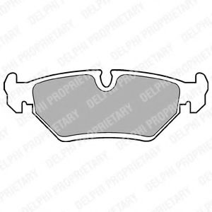 Тормозные колодки DELPHI LP669