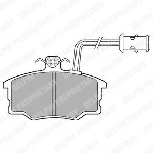 Тормозные колодки DELPHI LP674