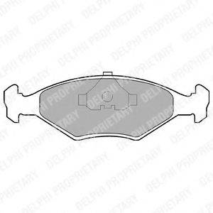 Тормозные колодки DELPHI LP677