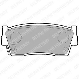 Тормозные колодки DELPHI LP684