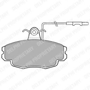 Тормозные колодки DELPHI LP695